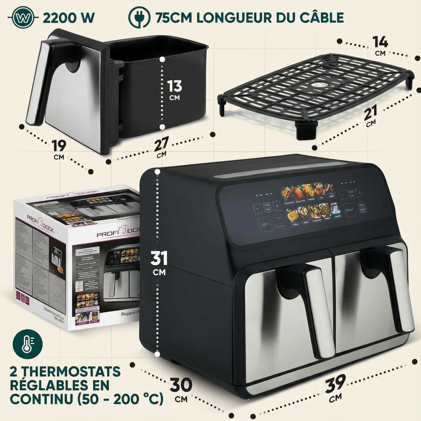 Puissance maîtrisée et dimensions optimisées