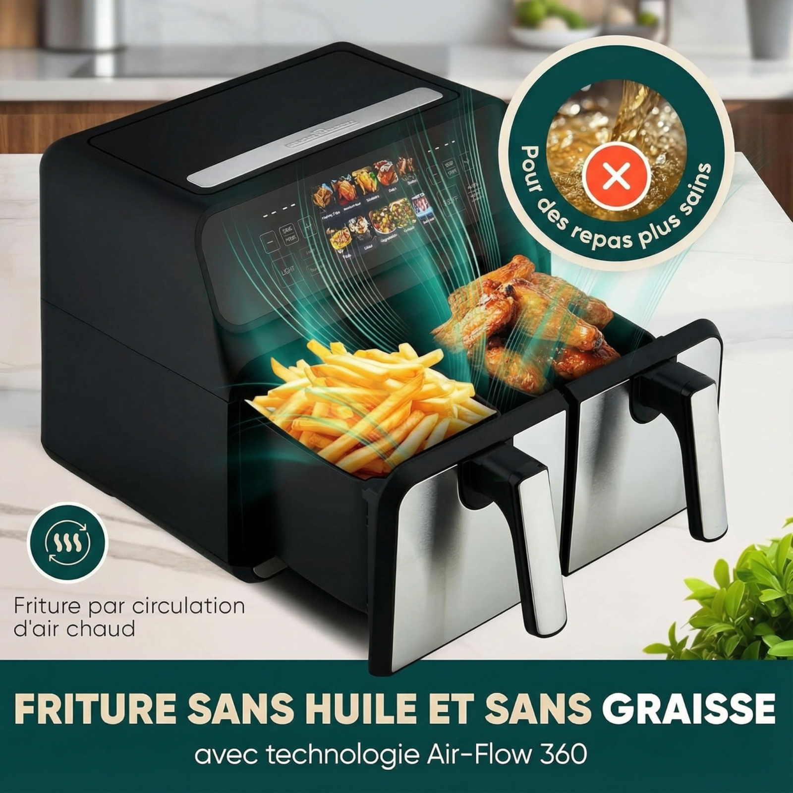 Friture sans huile, Air-Flow 360