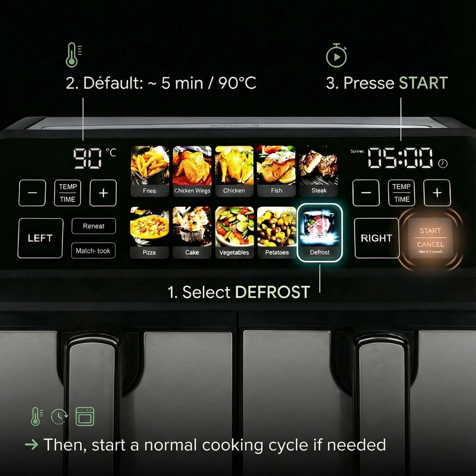 Step 1 – Avant la première utilisation